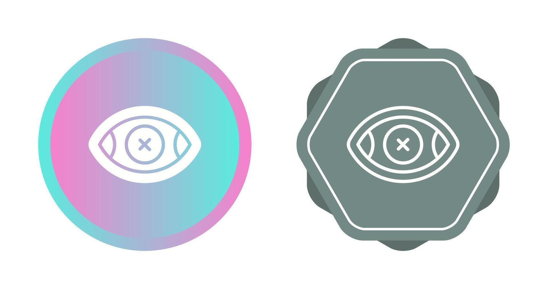 Eye Crossed Vector Icon