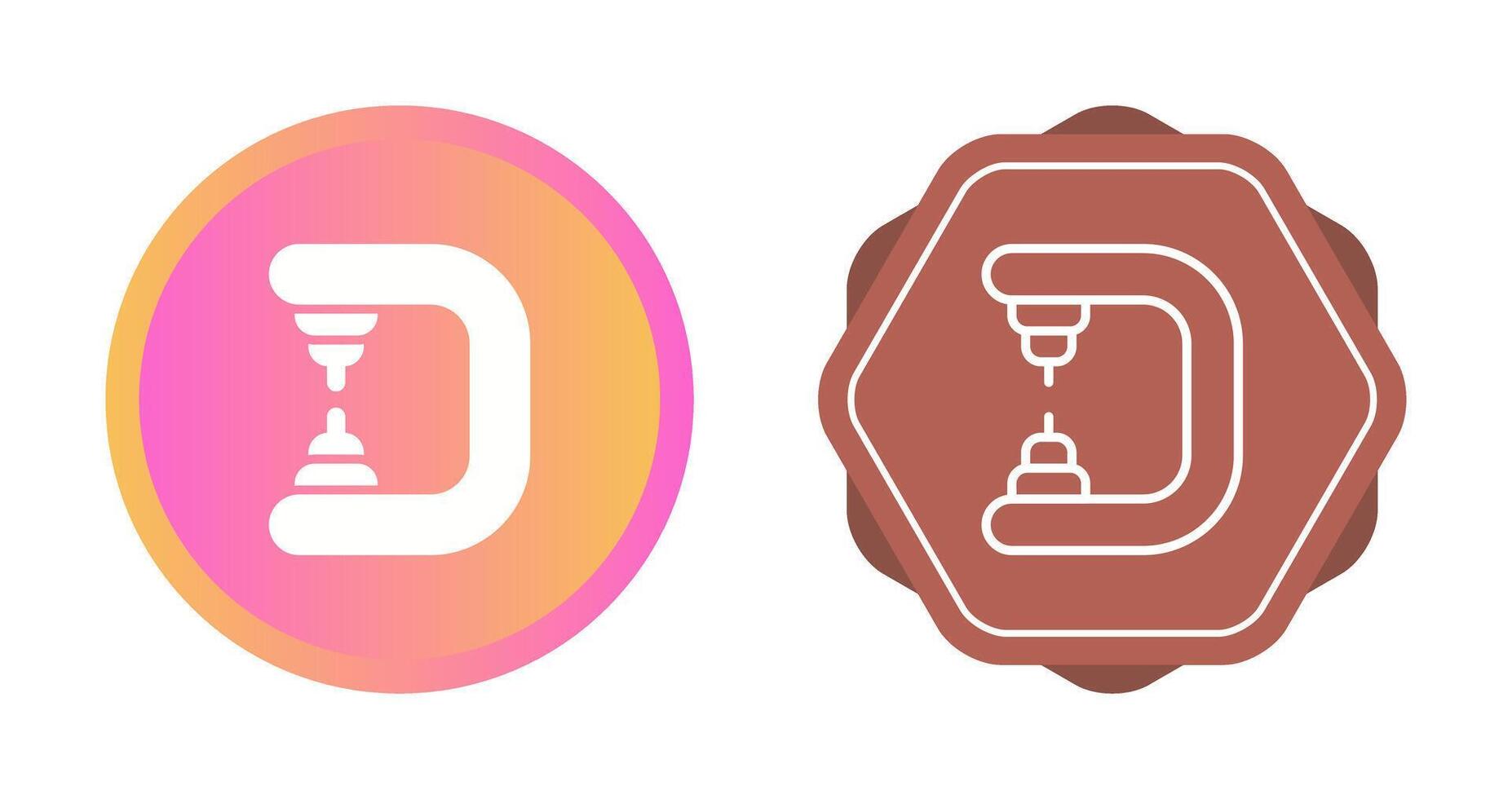 Drill press Vector Icon