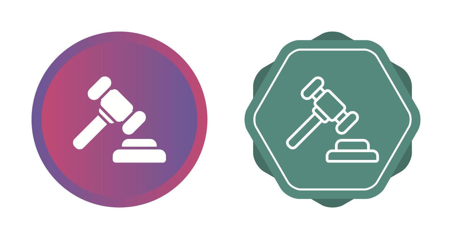 Gavel Vector Icon