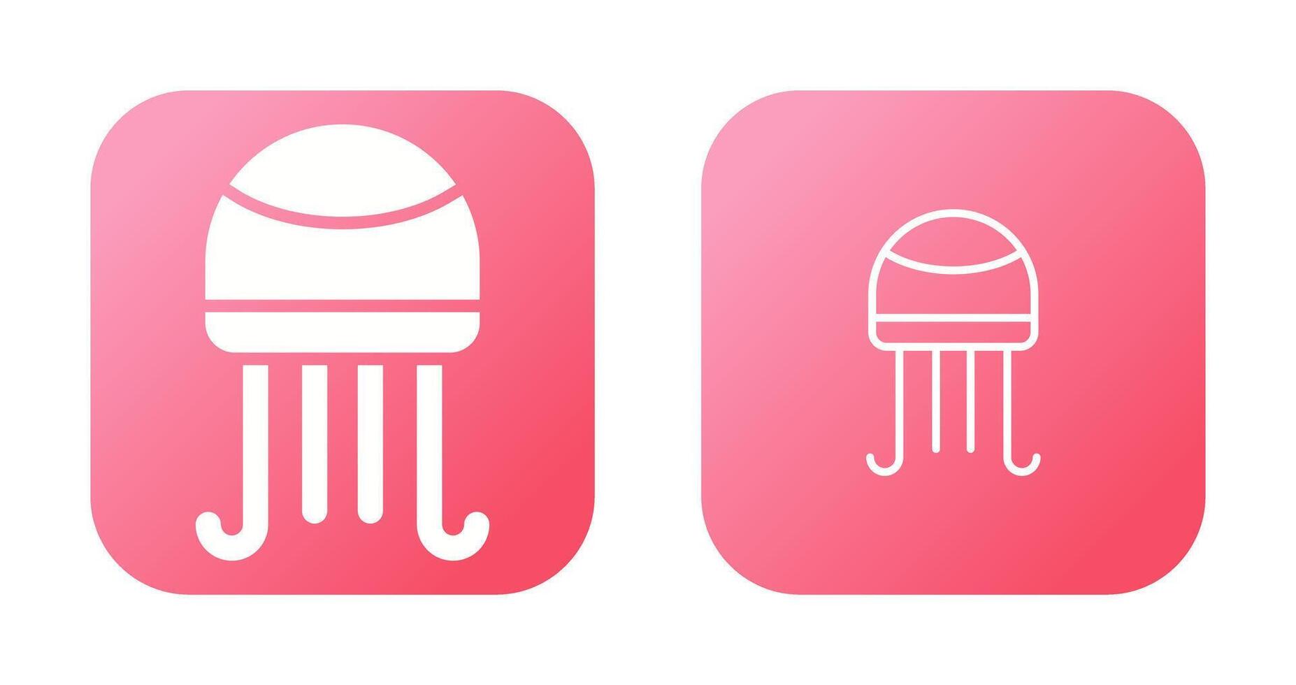 Jellyfish Vector Icon