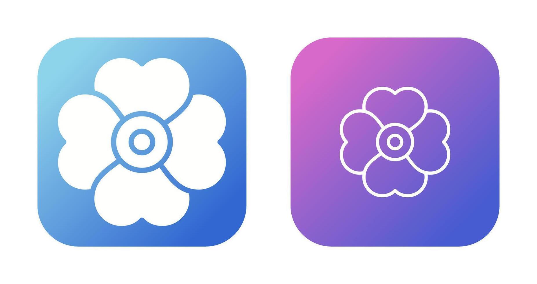 Cherry blossom Vector Icon