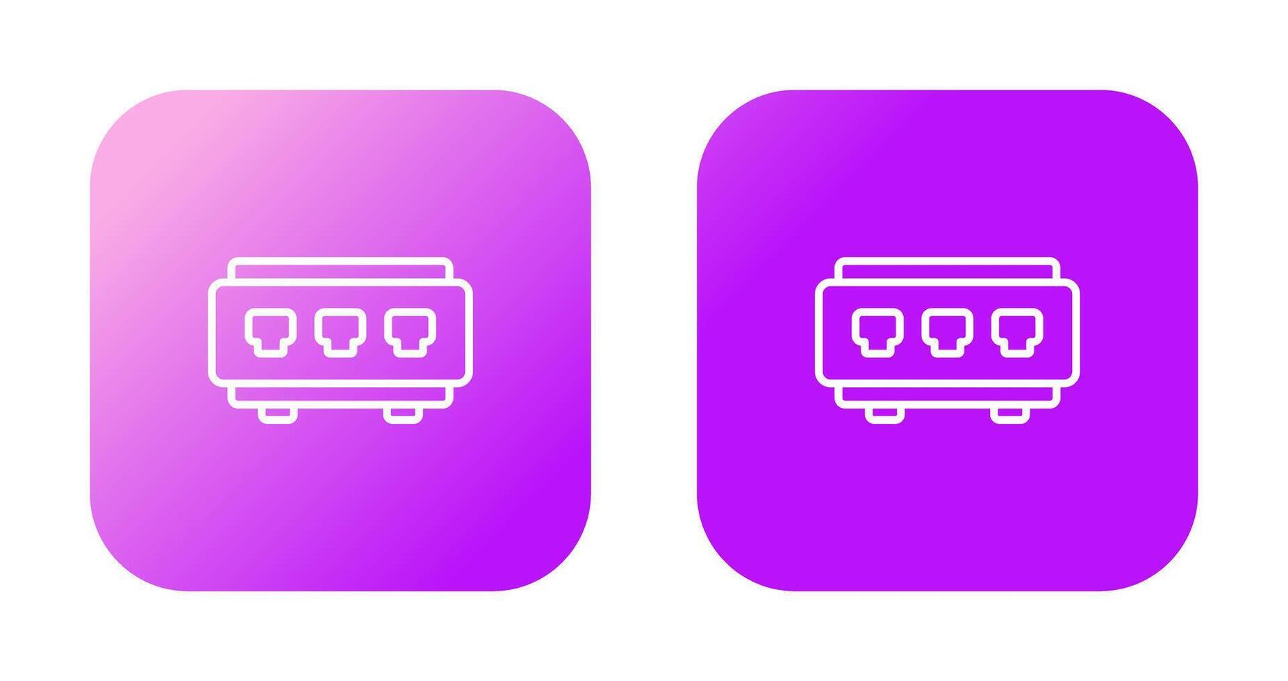 Network Switch Vector Icon