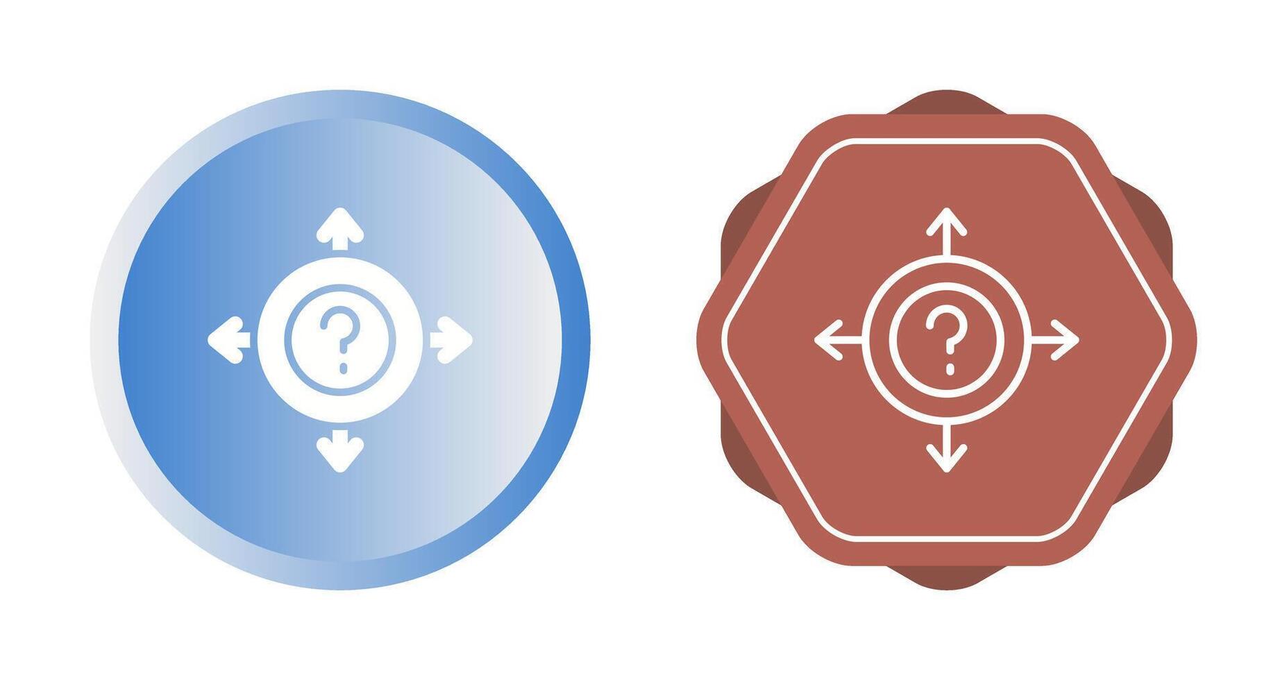 Uncertainty Vector Icon