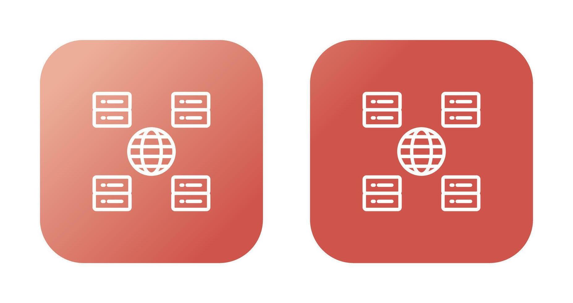 Content Delivery Network Vector Icon