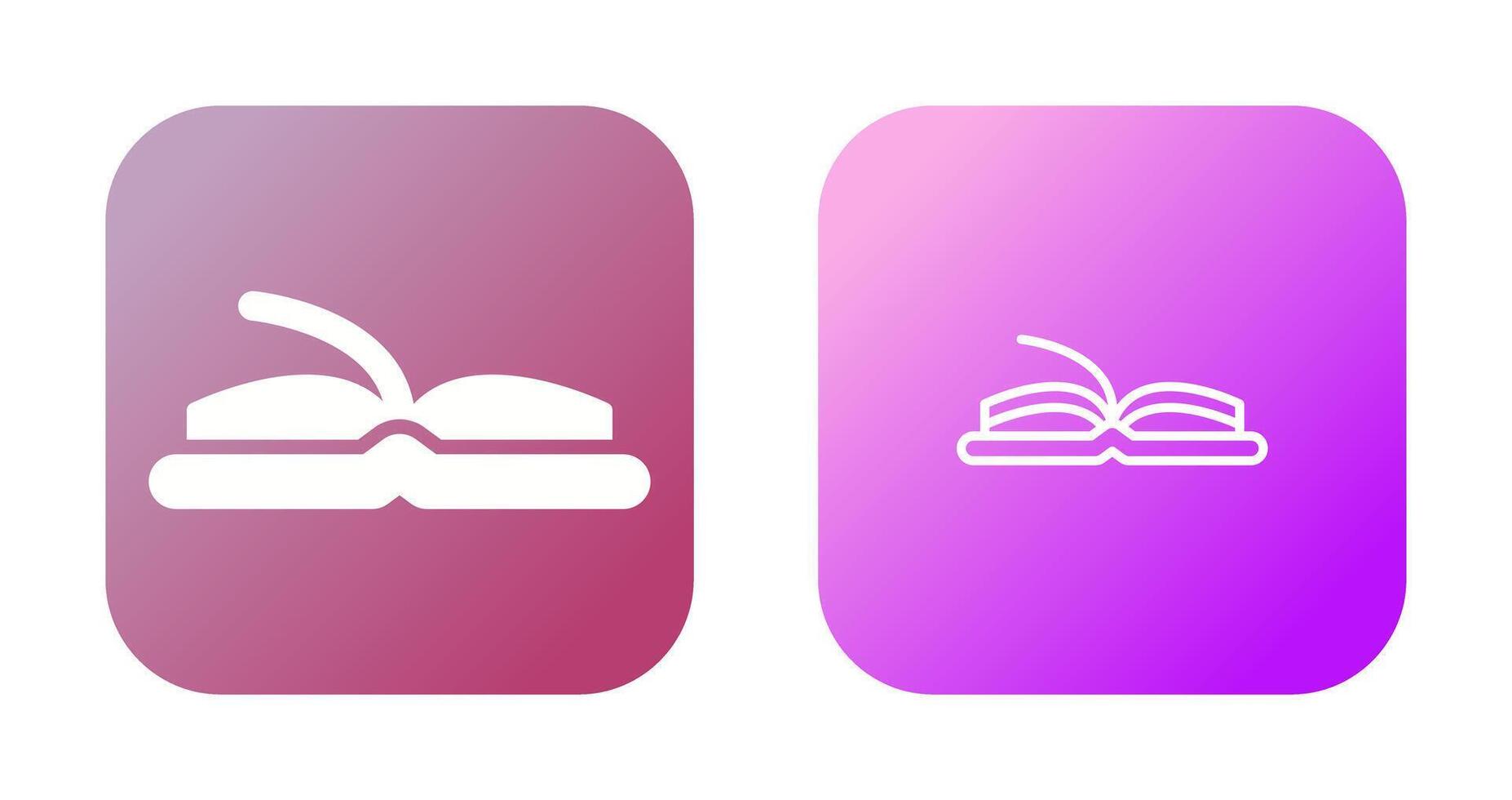 Reading Book Vector Icon