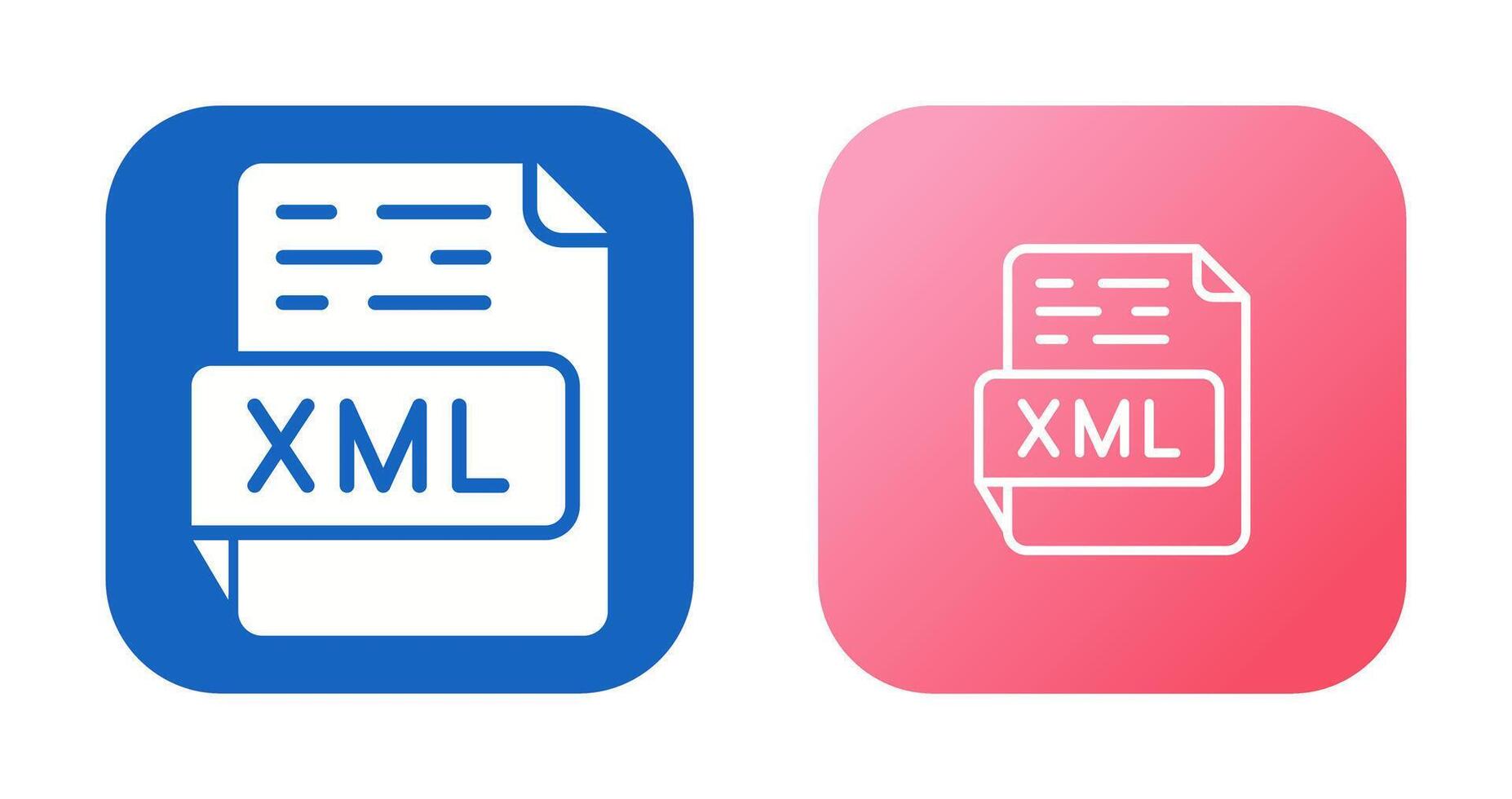 XML Vector Icon