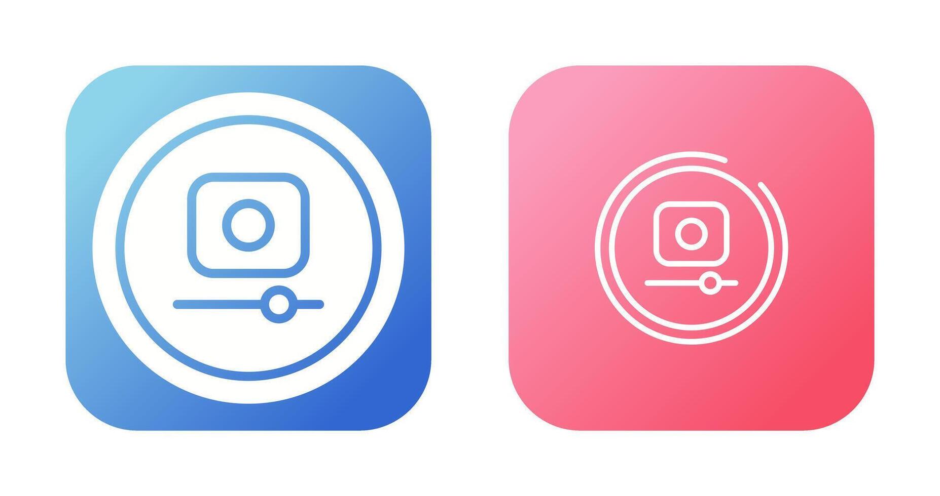 Video Record Button Vector Icon