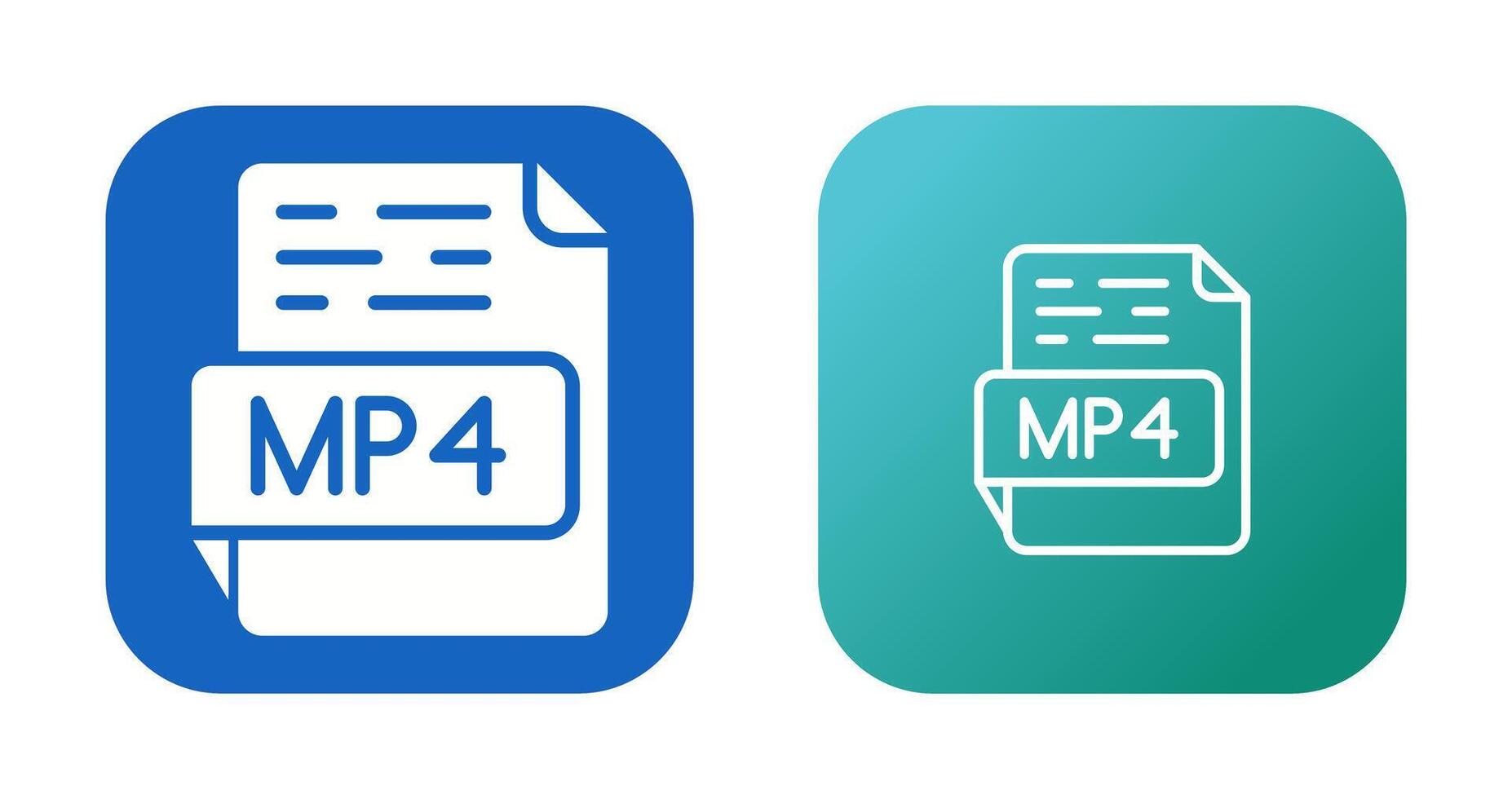 MP4 Vector Icon
