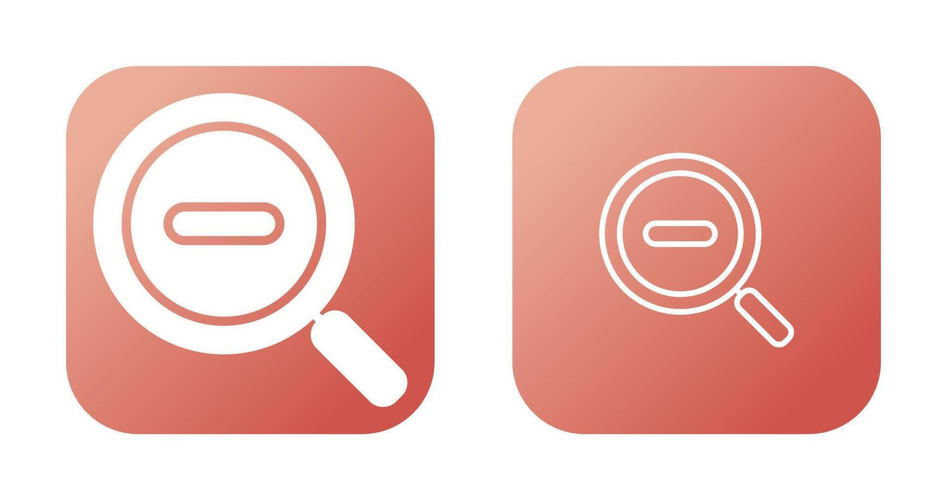 Zoom Out Vector Icon