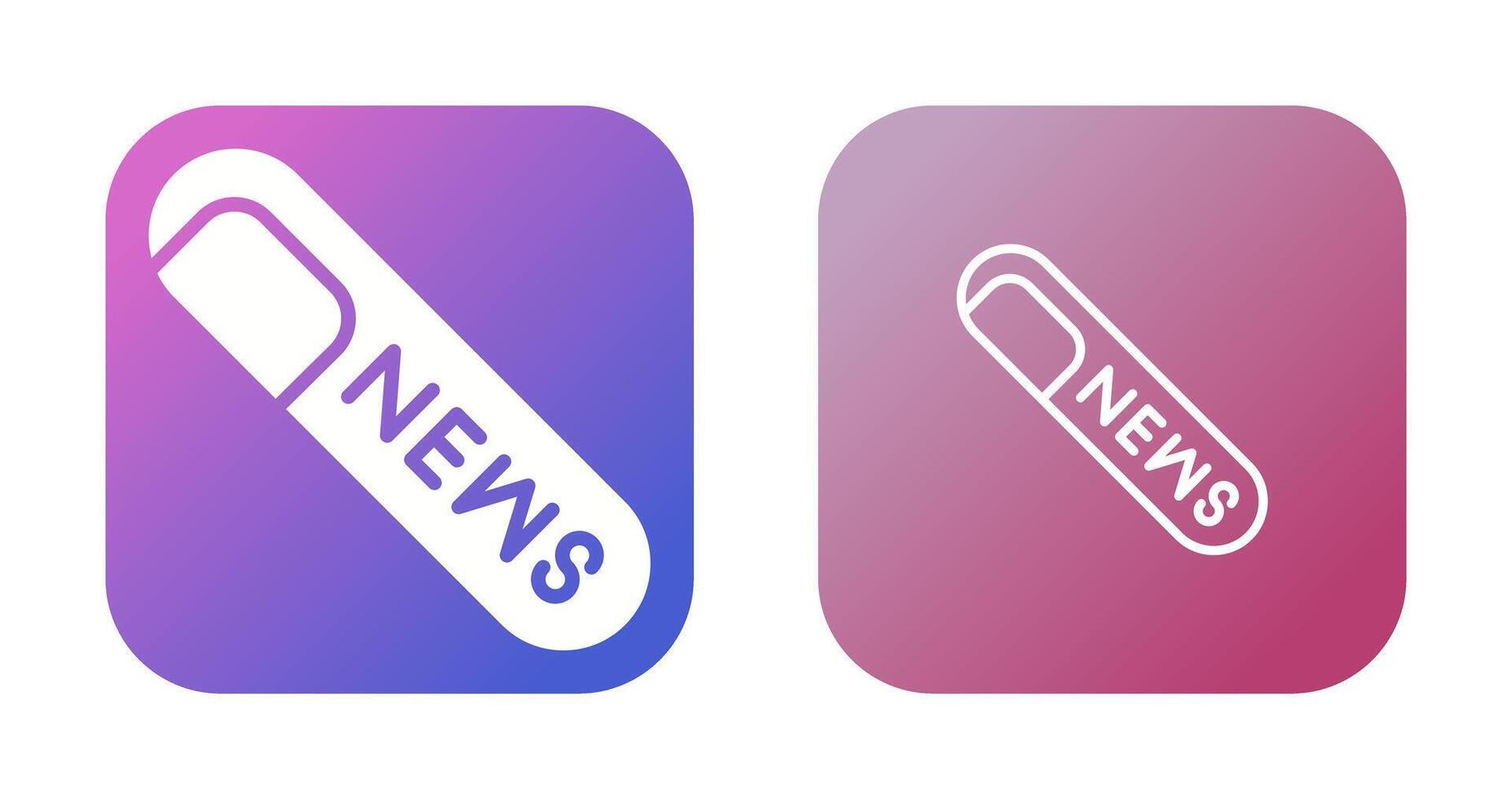 Rolled Up Newspaper Vector Icon