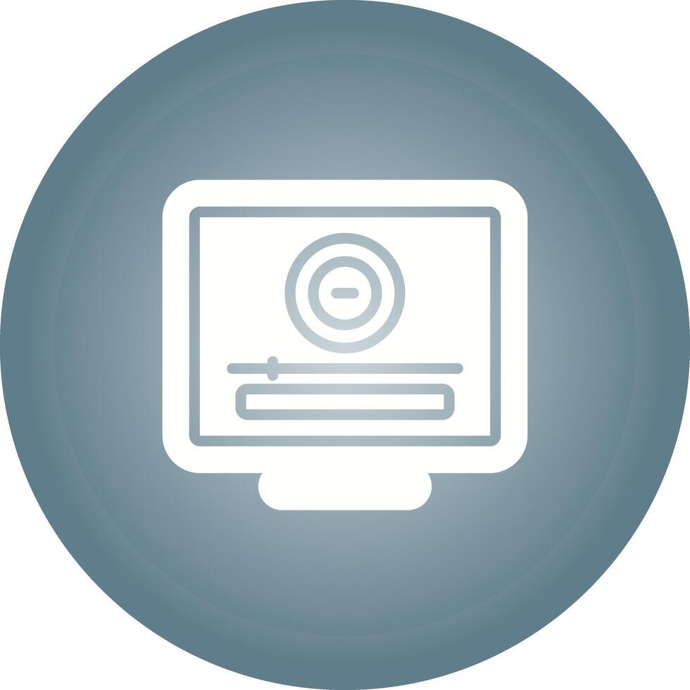 Desktop Computer Vector Icon