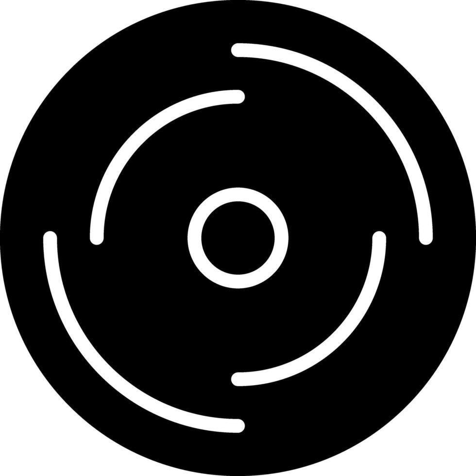 icono de vector de disco