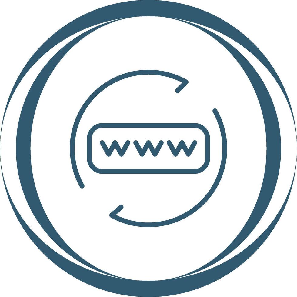 Domain Renewal Vector Icon