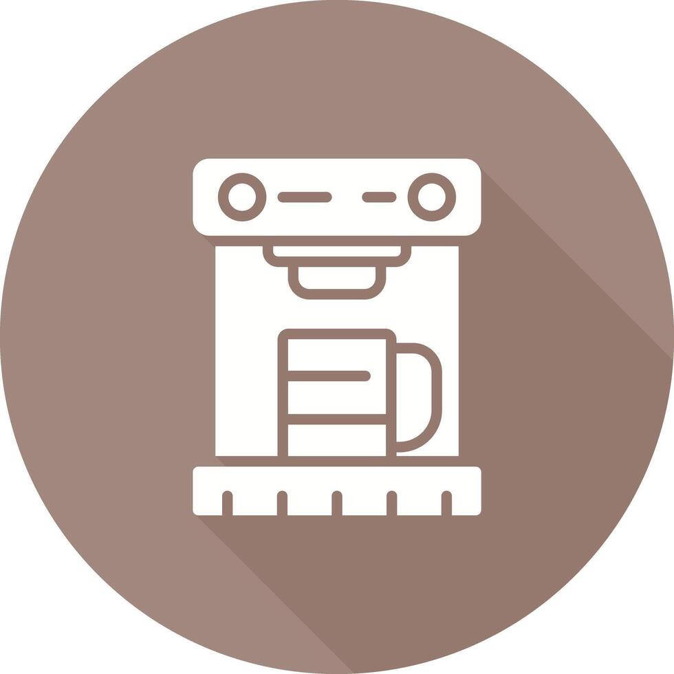 icono de vector de máquina de café