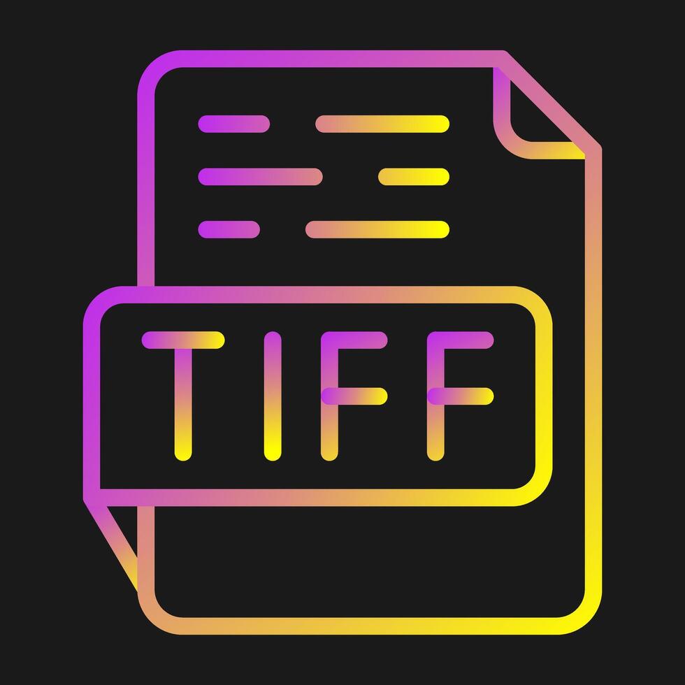 TIFF Vector Icon