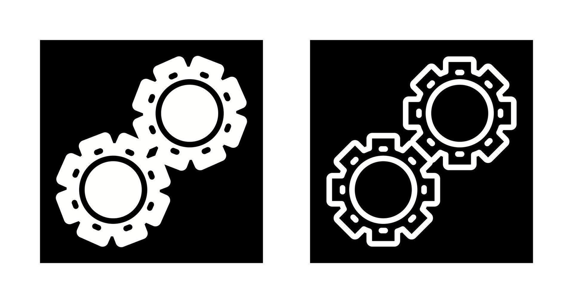 Gears Vector Icon