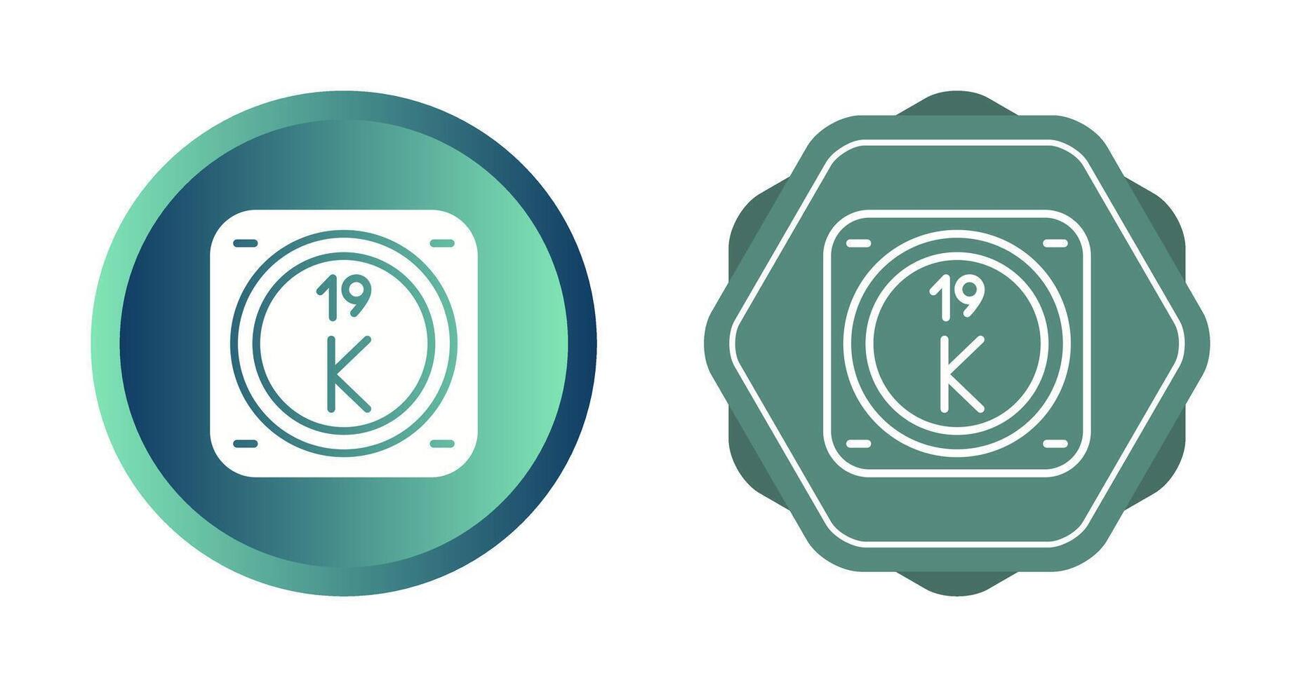 Potassium Vector Icon