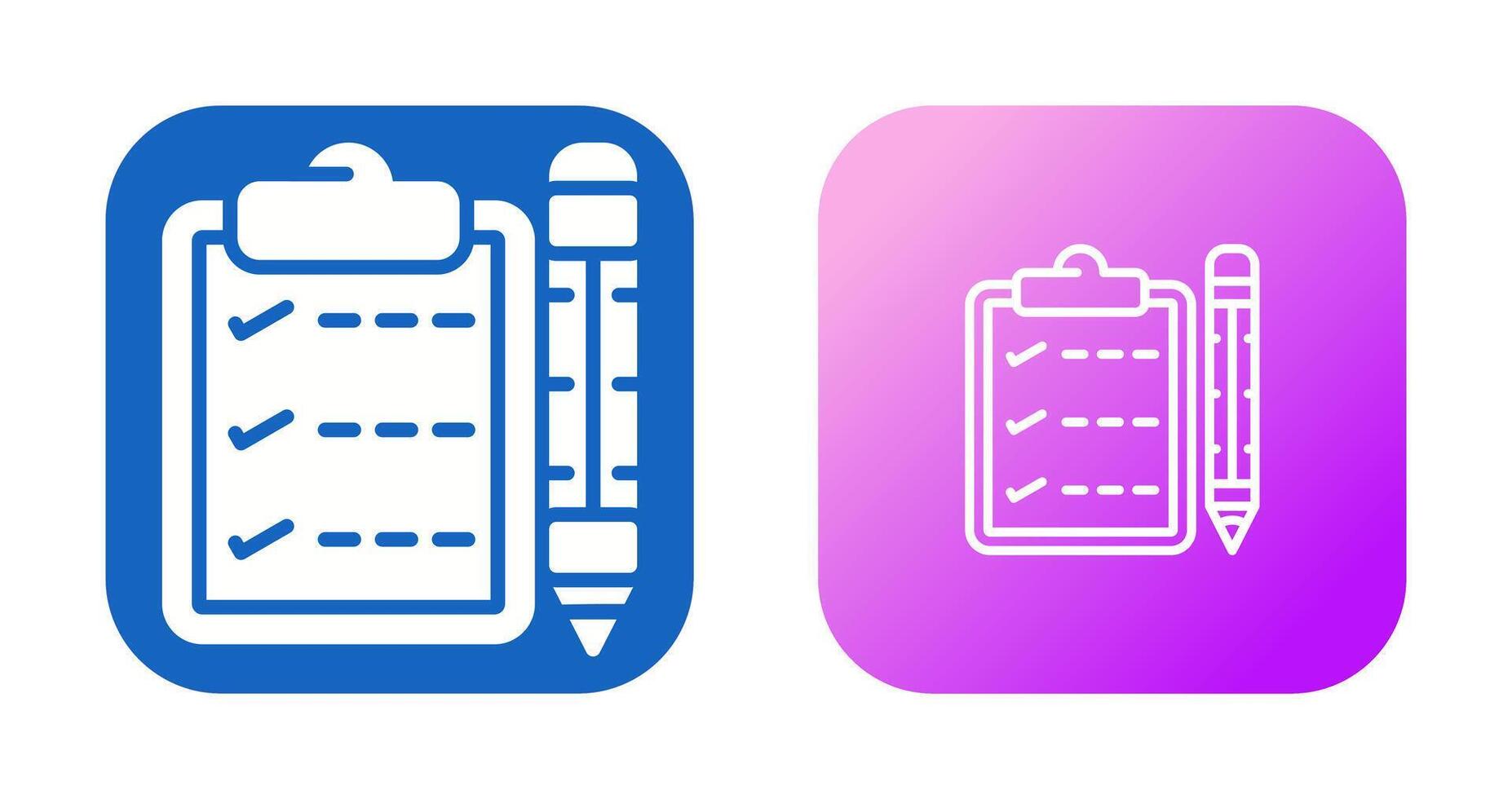 Writing pad Vector Icon