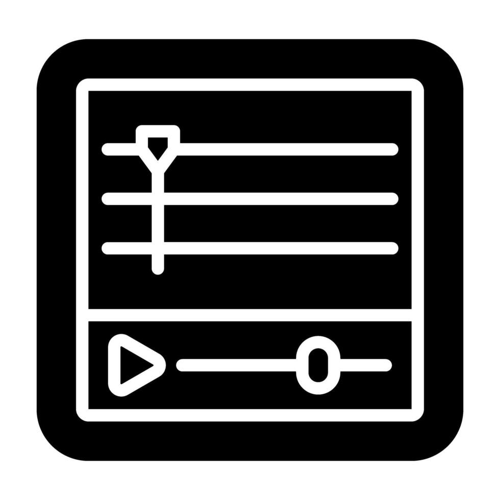 Timeline Vector Icon