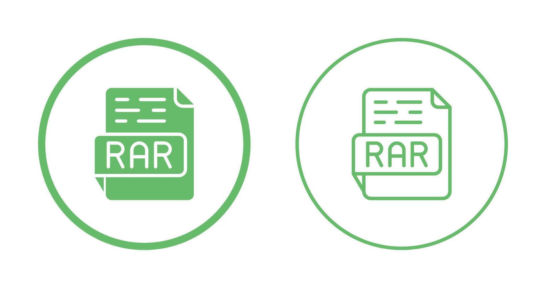 RAR Vector Icon