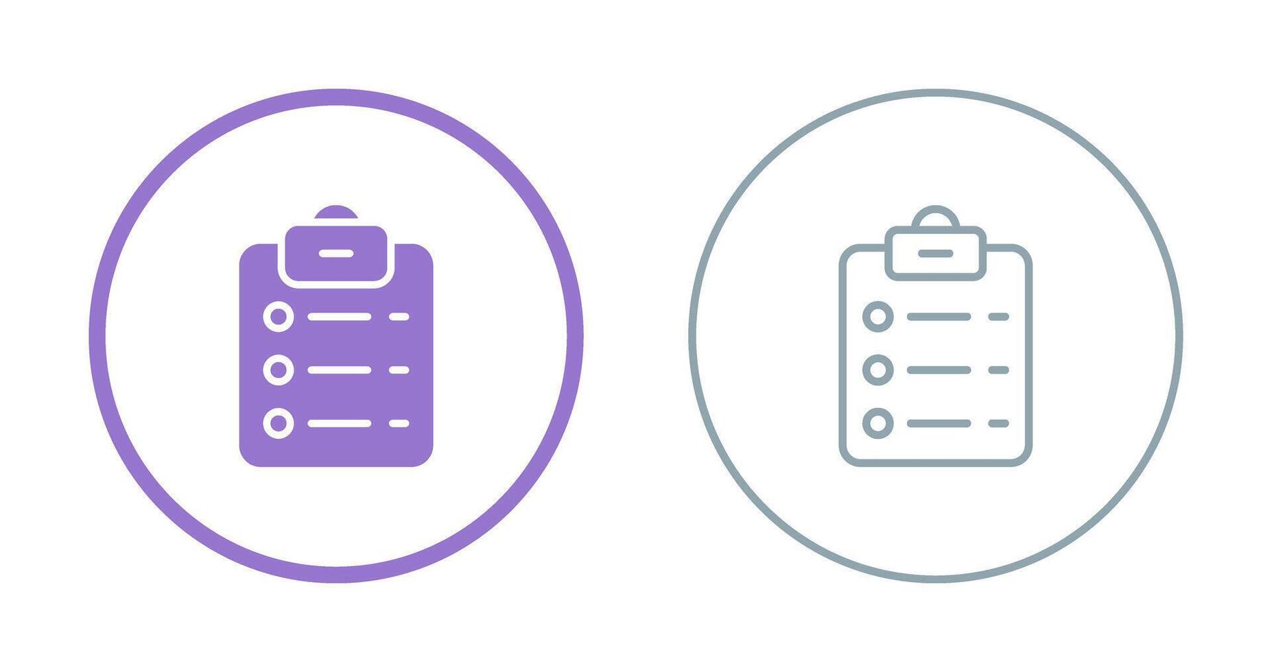 List Check Vector Icon