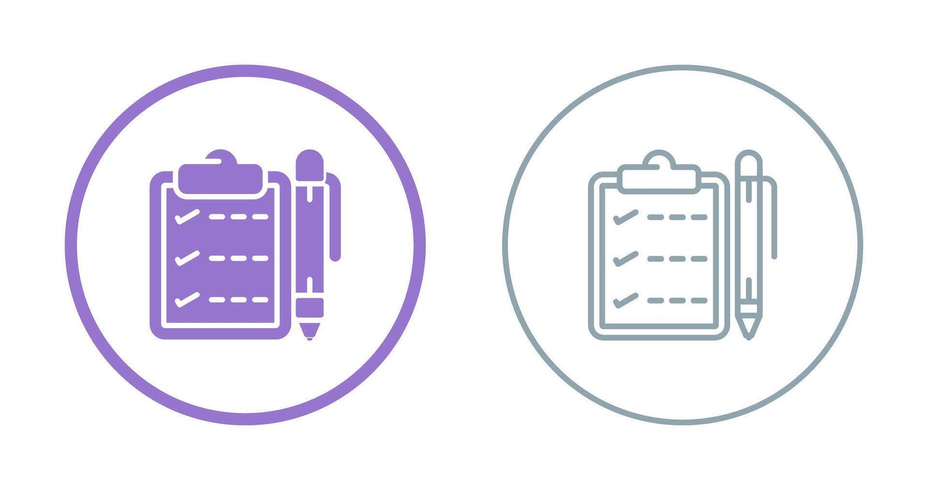 Notepad with pen Vector Icon