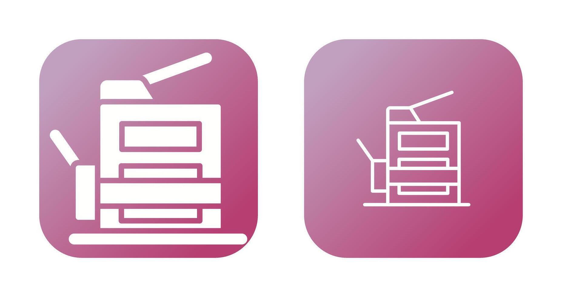 Copy Machine Vector Icon