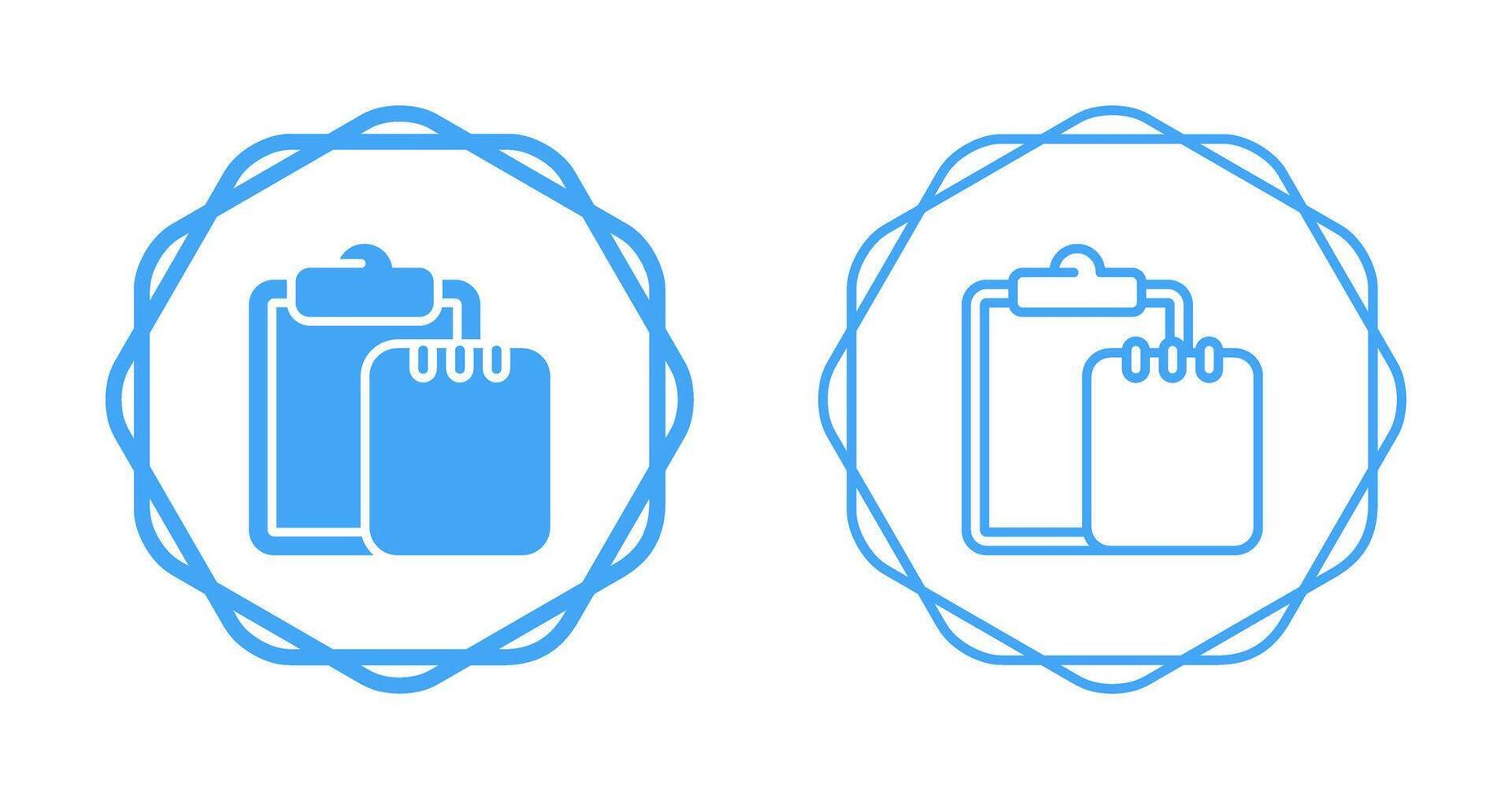 Task list with writing pad Vector Icon