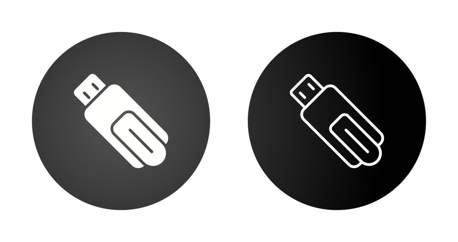 USB Flash Drive Vector Icon