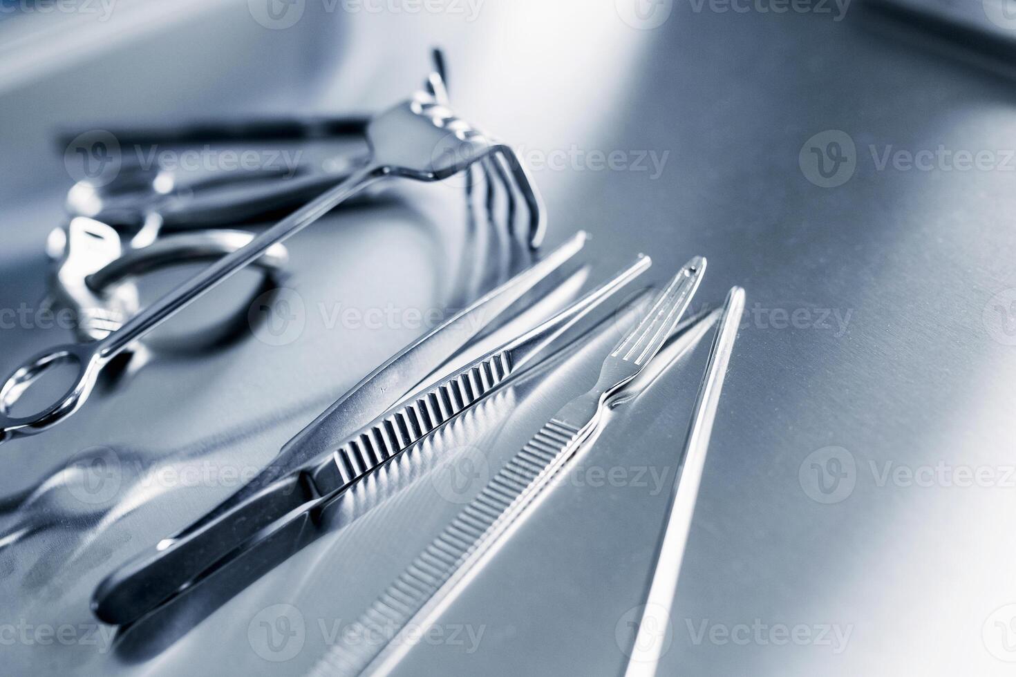 Medical background. surgery Instruments. health care photo