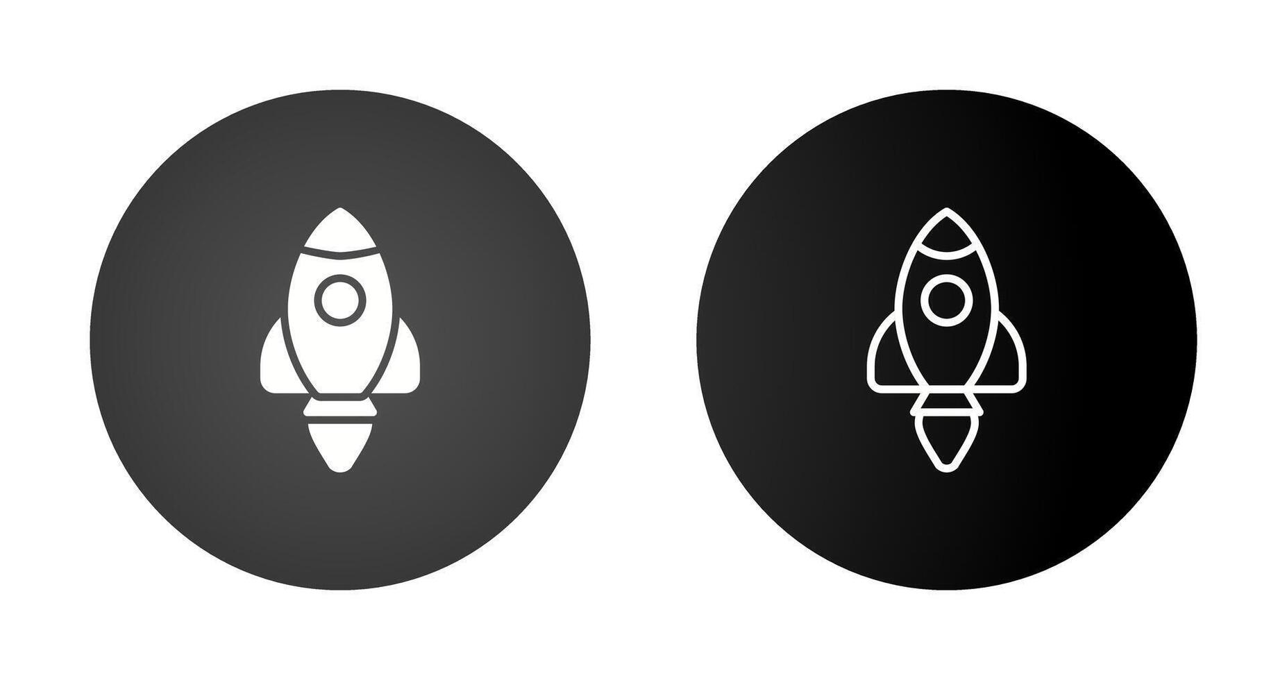 Rocket Lunch Vector Icon