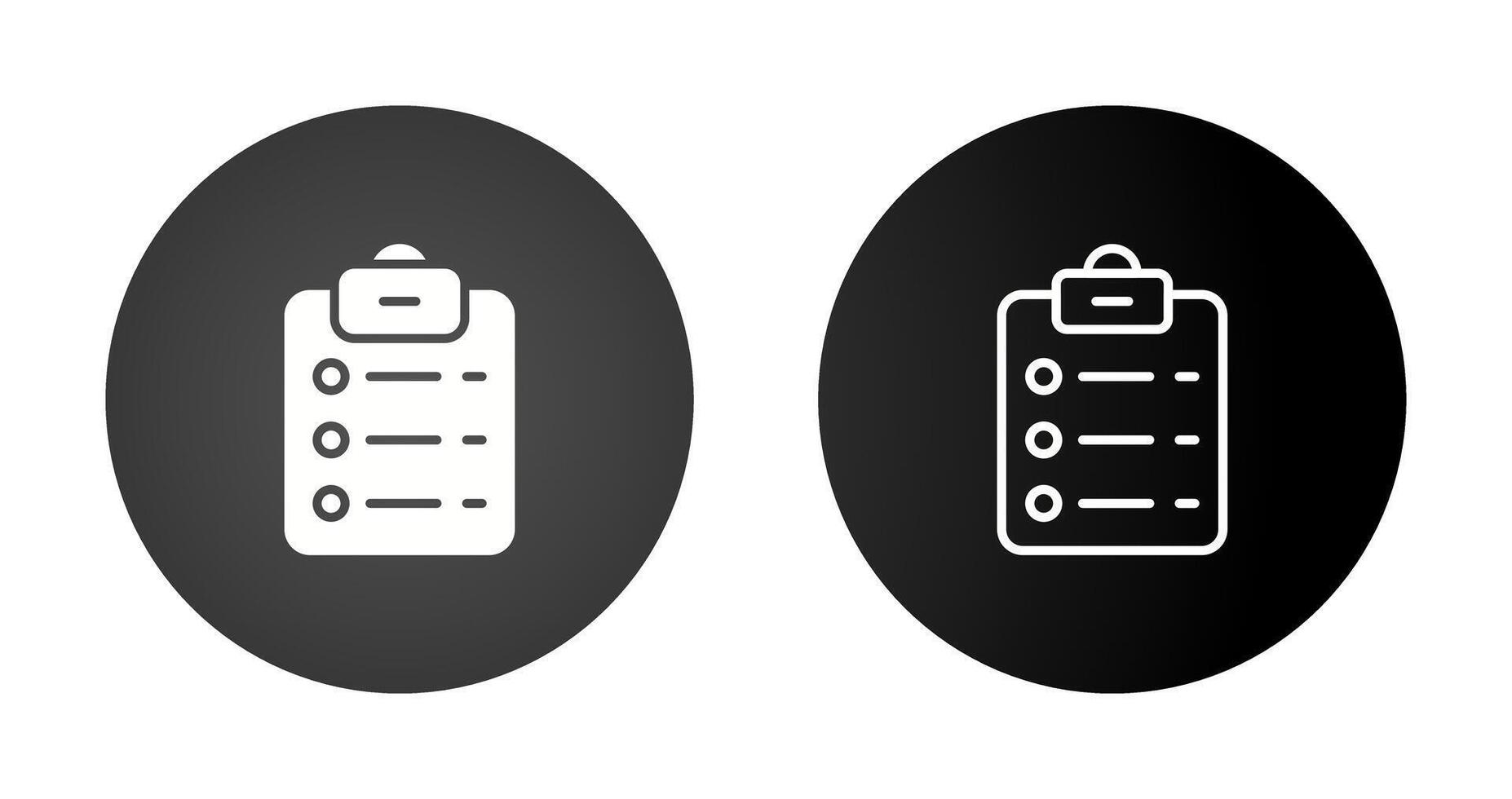 List Check Vector Icon