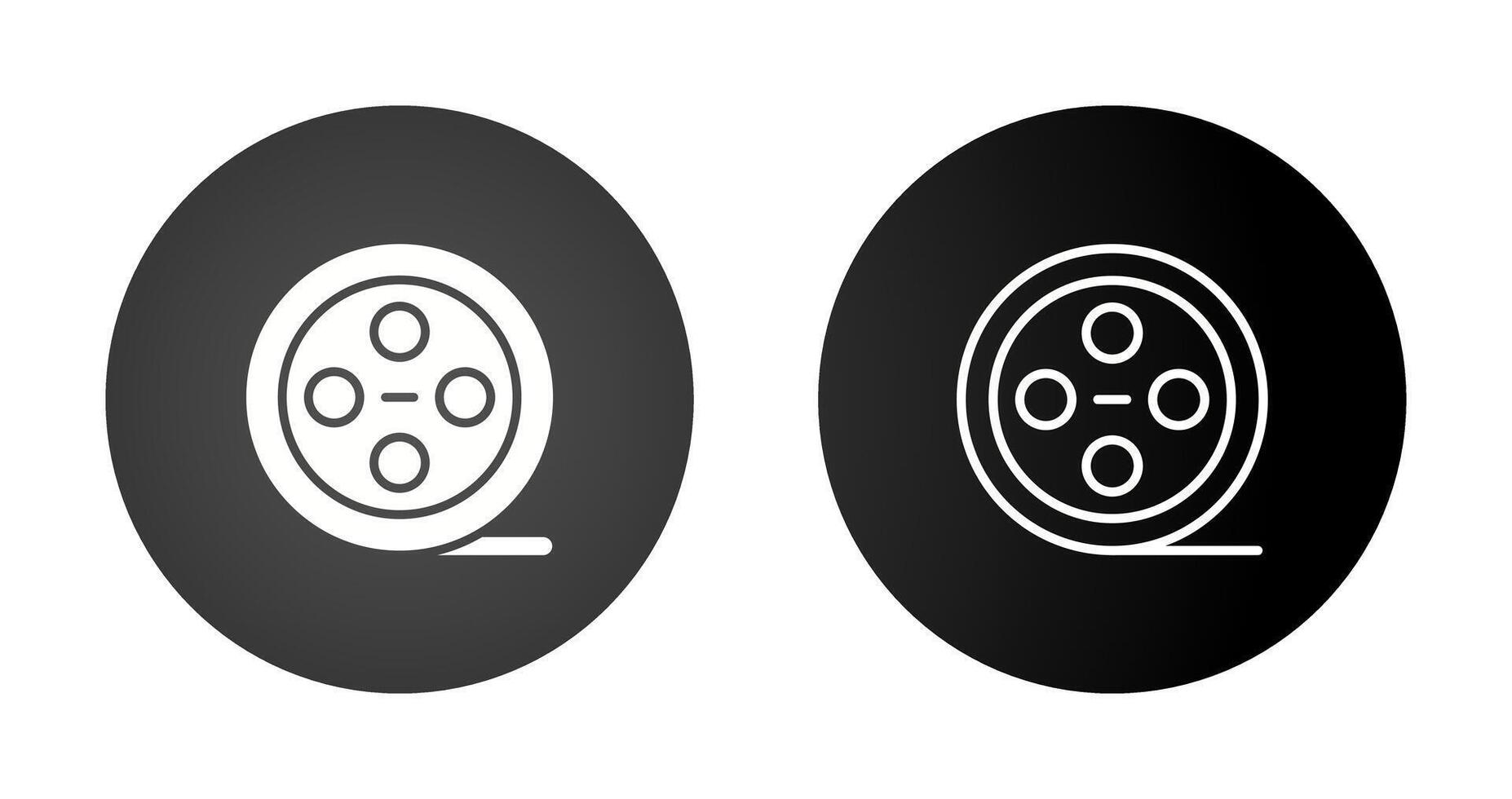 icono de vector de película