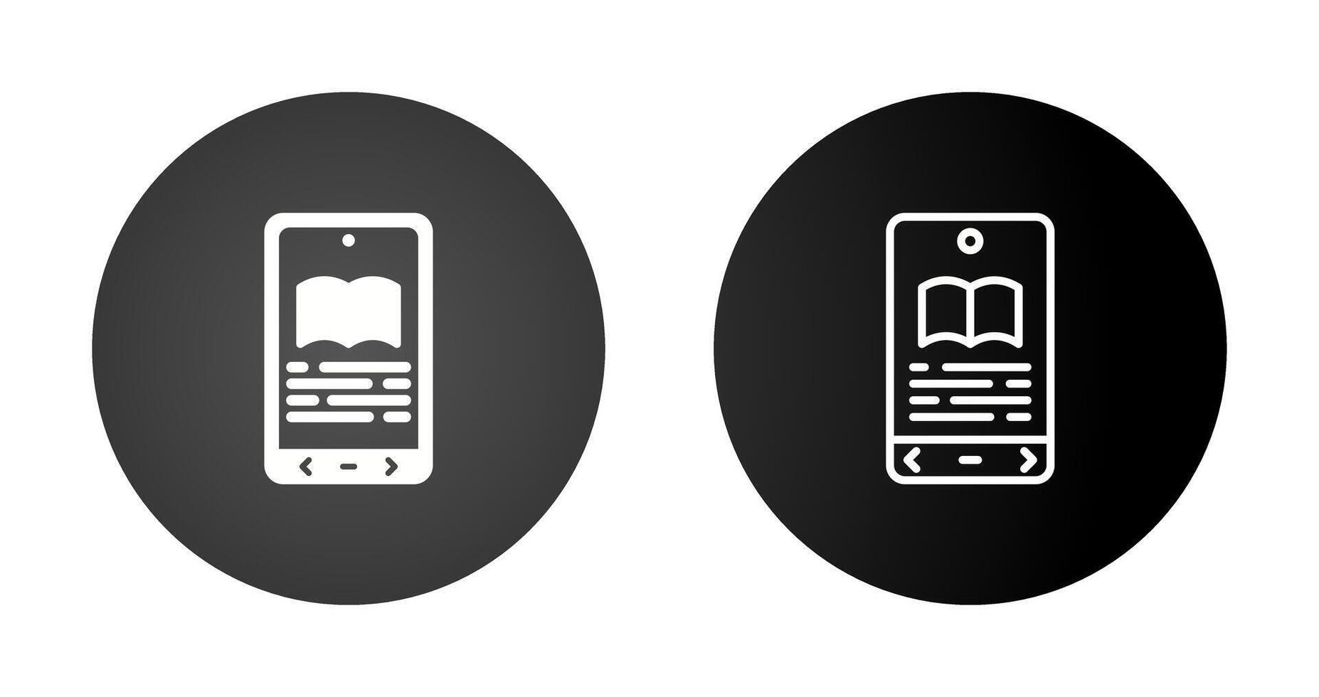 E book Reader Vector Icon