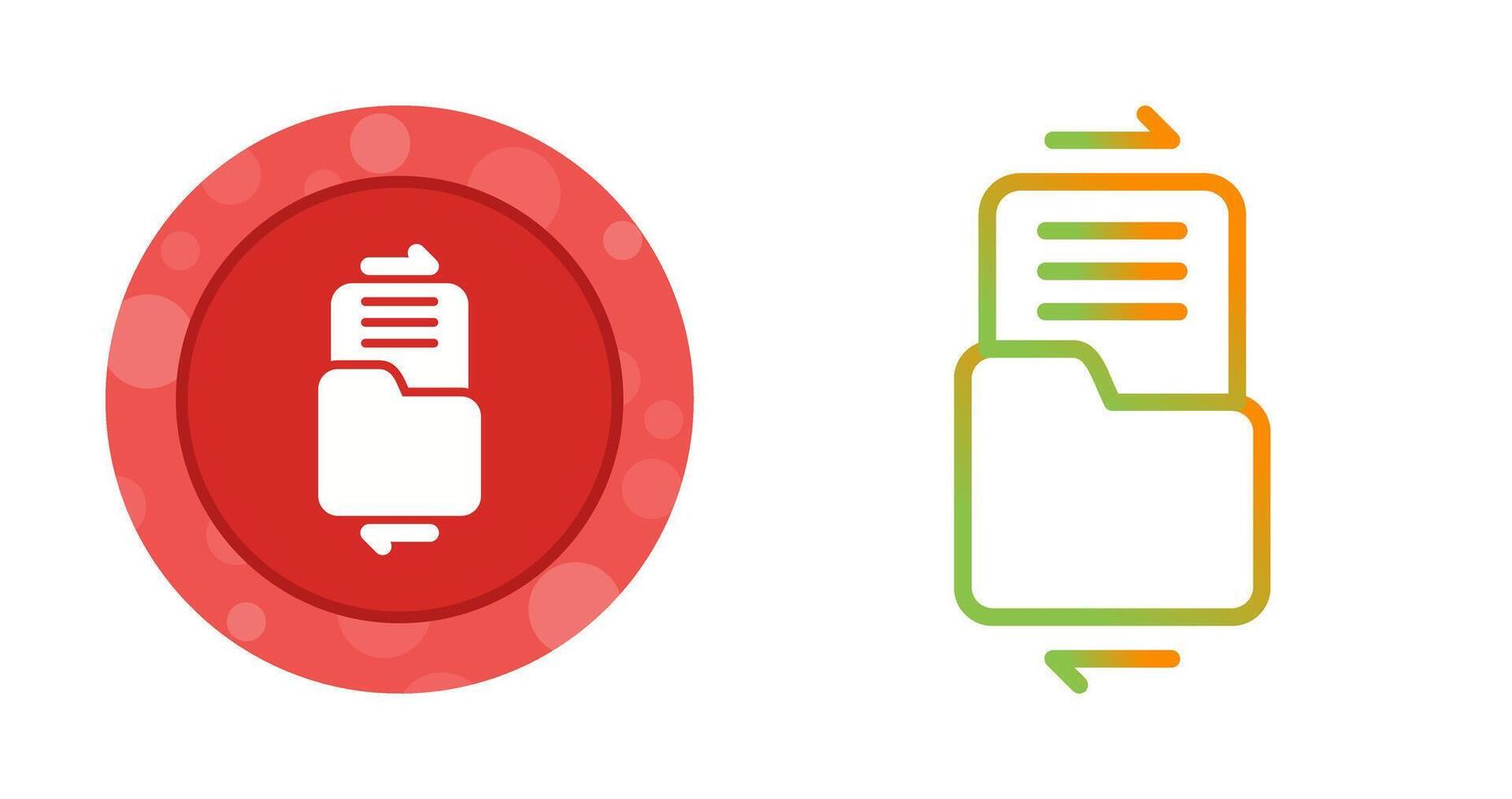File Sharing Vector Icon