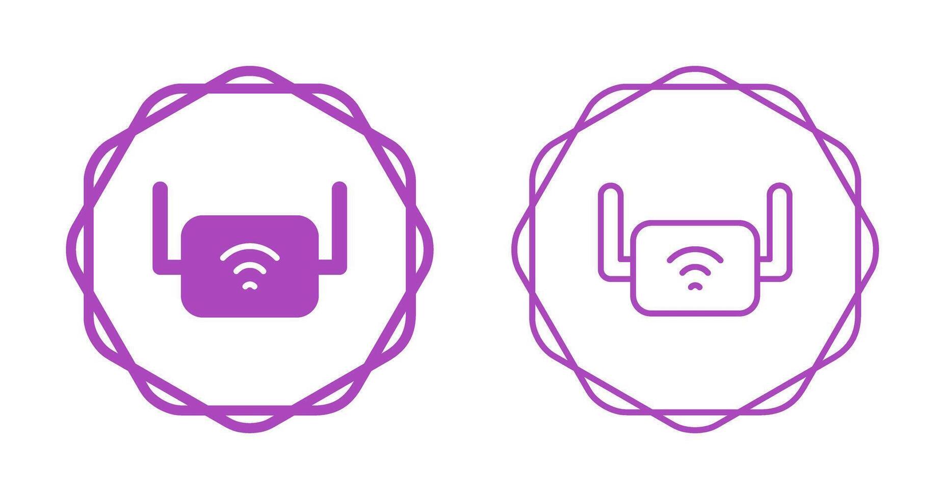 Wi-Fi Range Extender Vector Icon