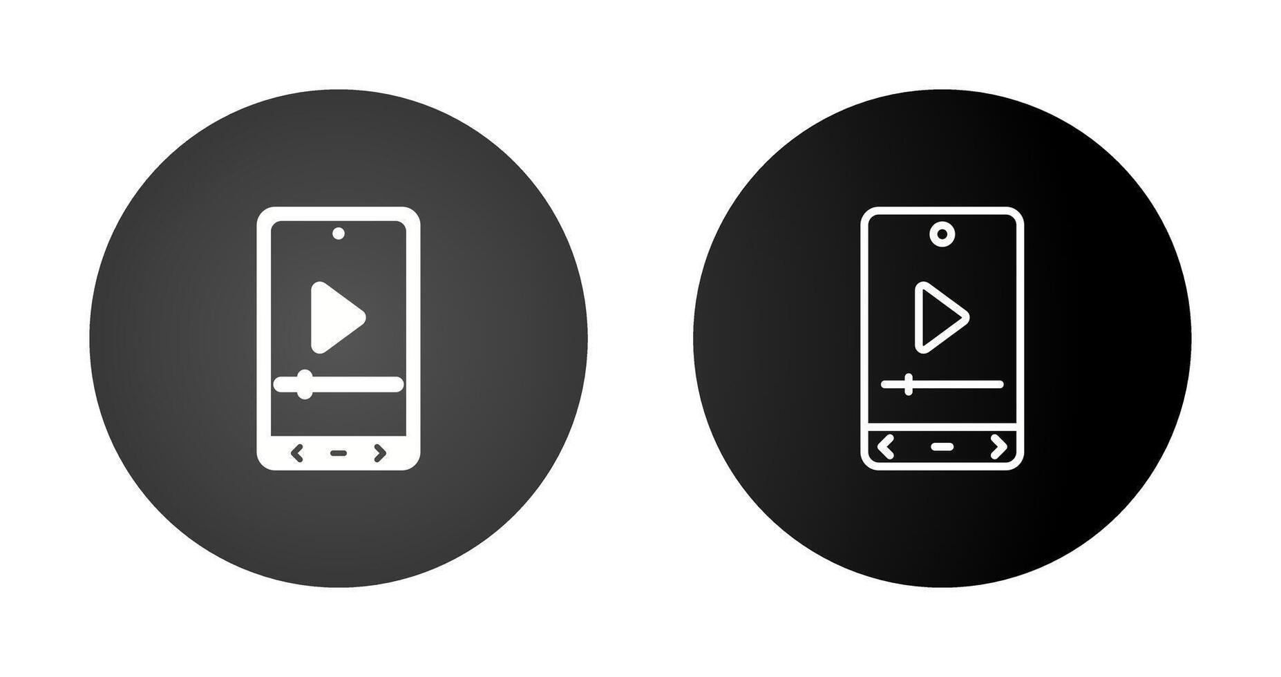 Video Player Vector Icon