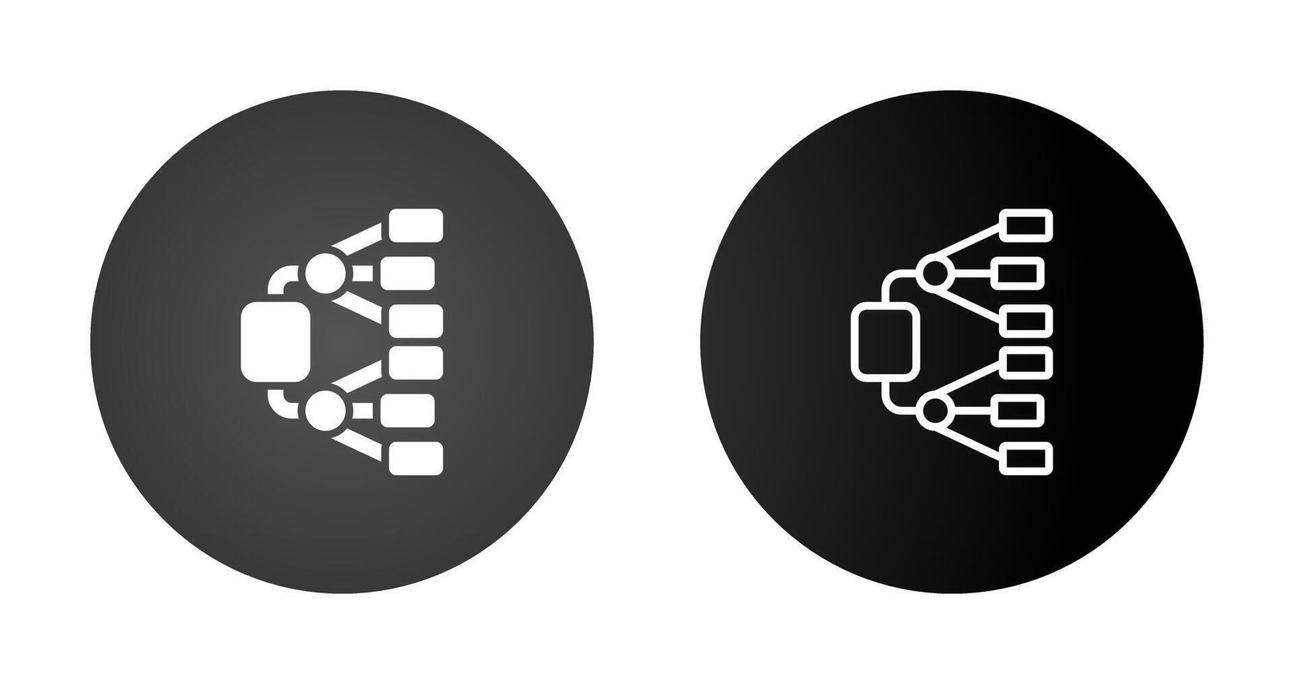 Network Diagram Vector Icon