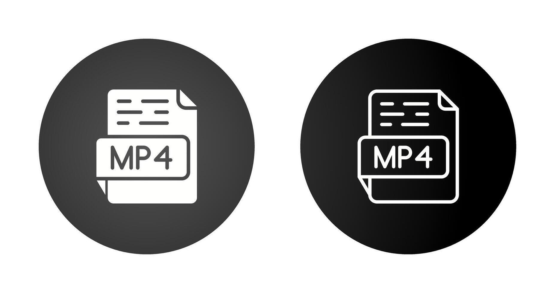 MP4 Vector Icon