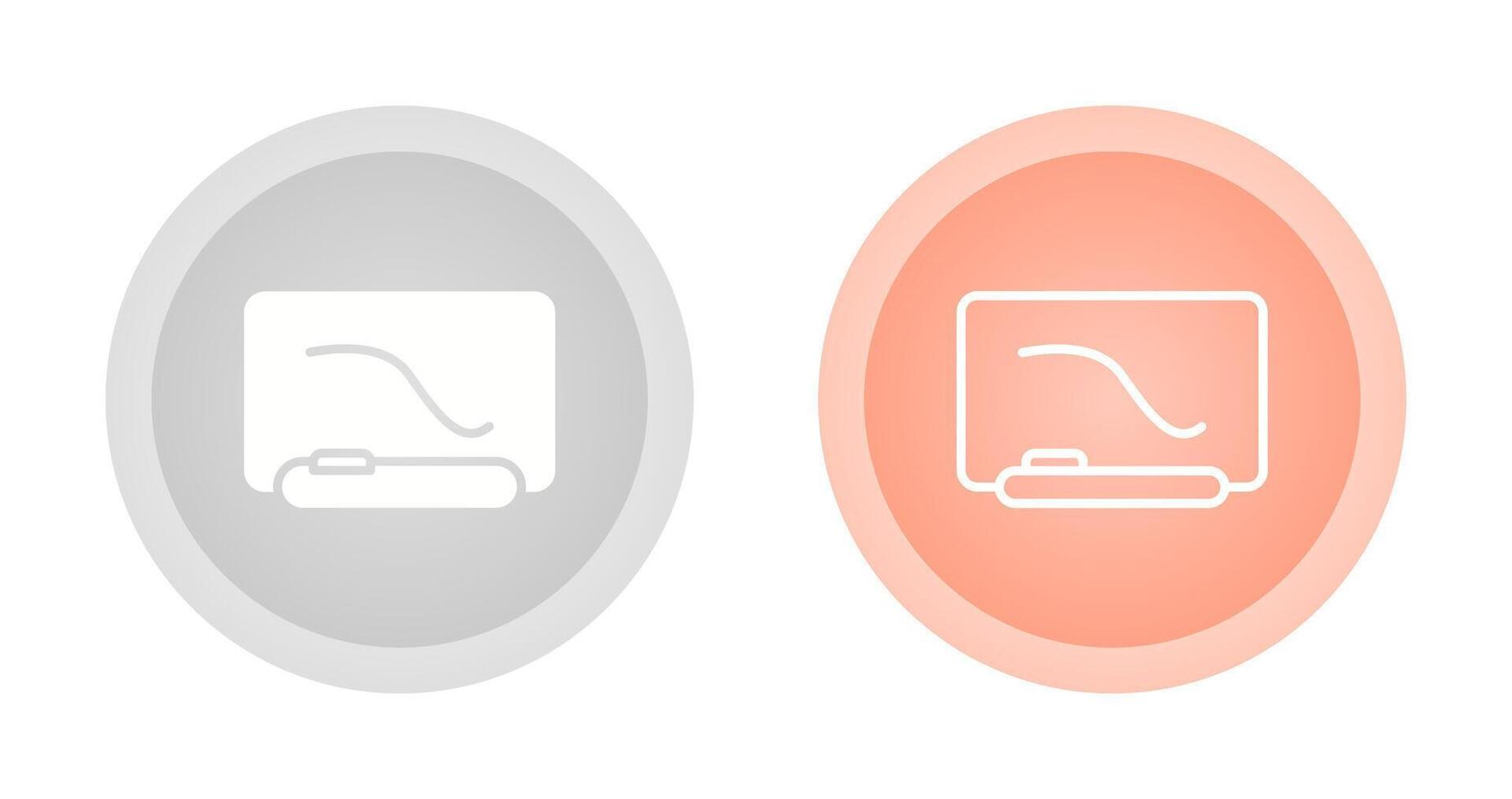 Interactive Whiteboard Vector Icon