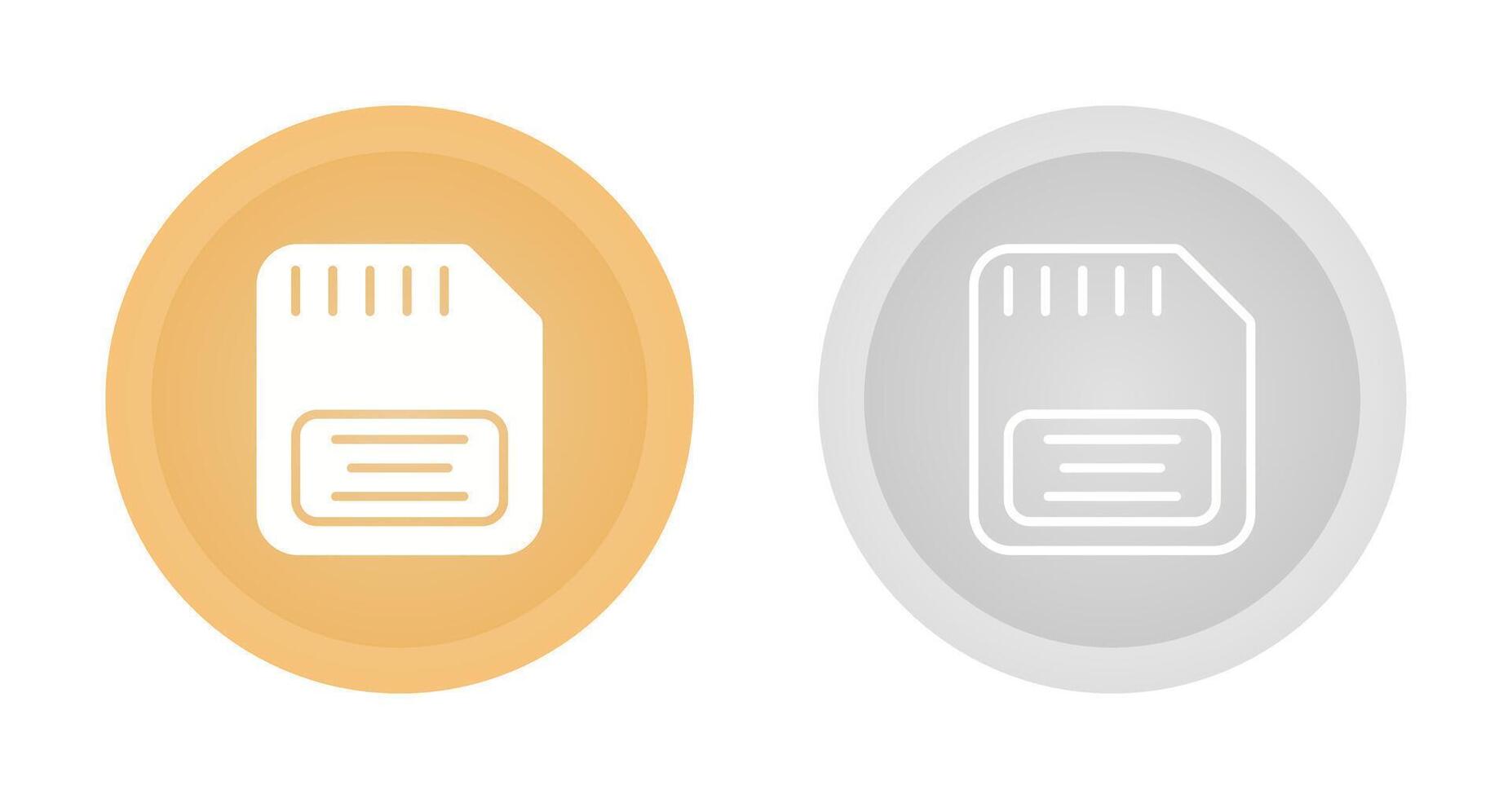 Memory Card Vector Icon