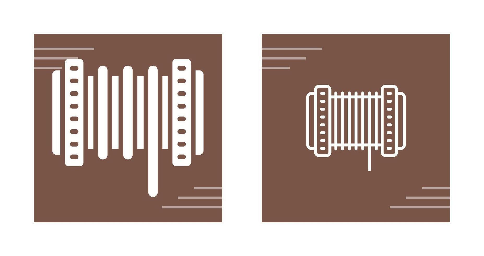 cable carrete vector icono