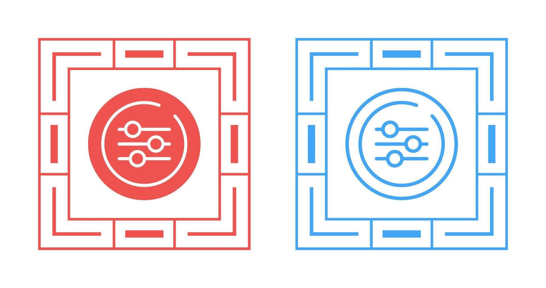 Equalizer Circle Vector Icon