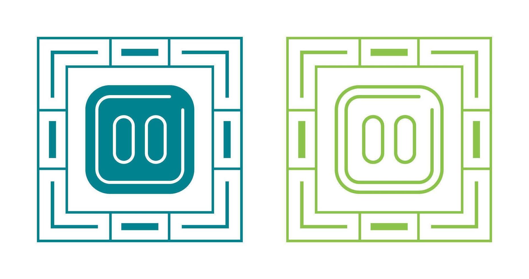 Pause Sqaure Vector Icon