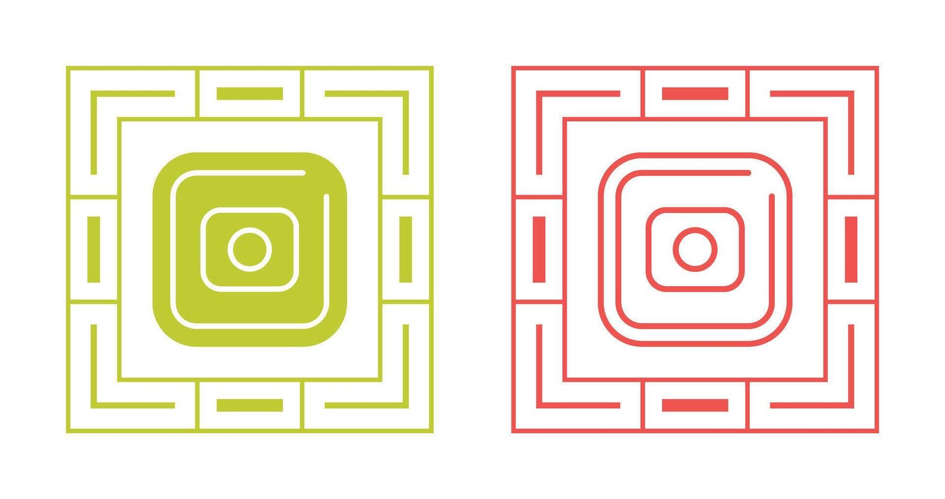 Record Square Vector Icon