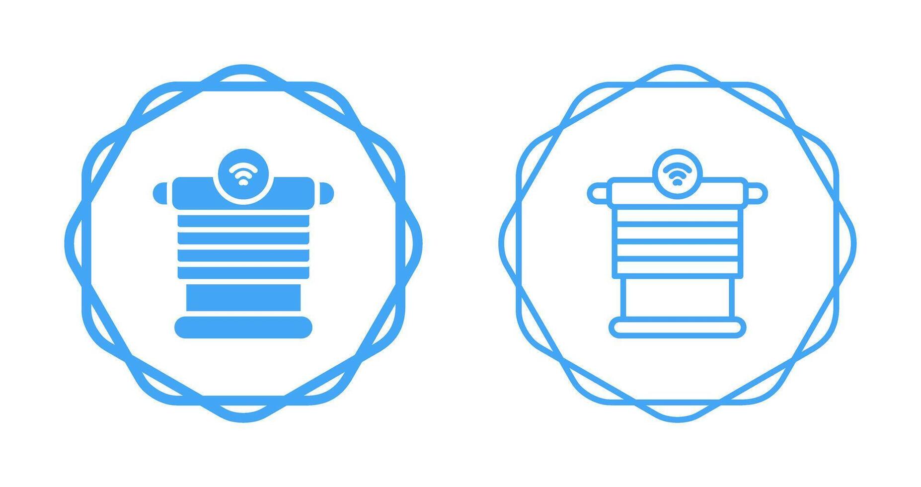 Smart Blinds Vector Icon