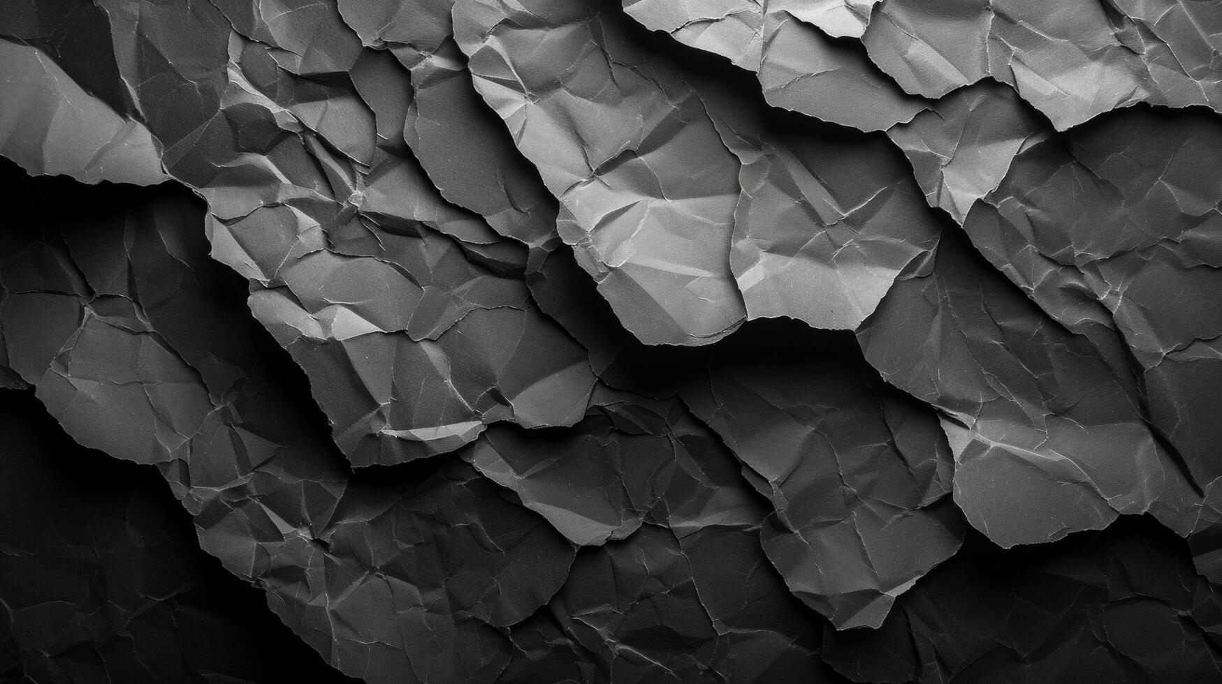 AI generated Abstract background made of black leather texture photo