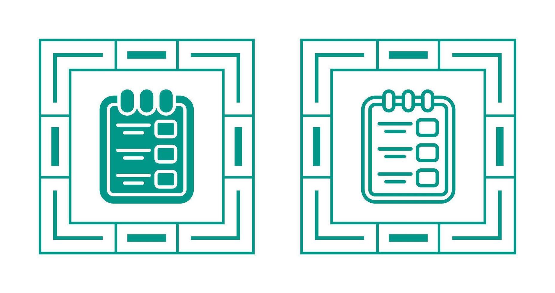 Task list with clipboard Vector Icon