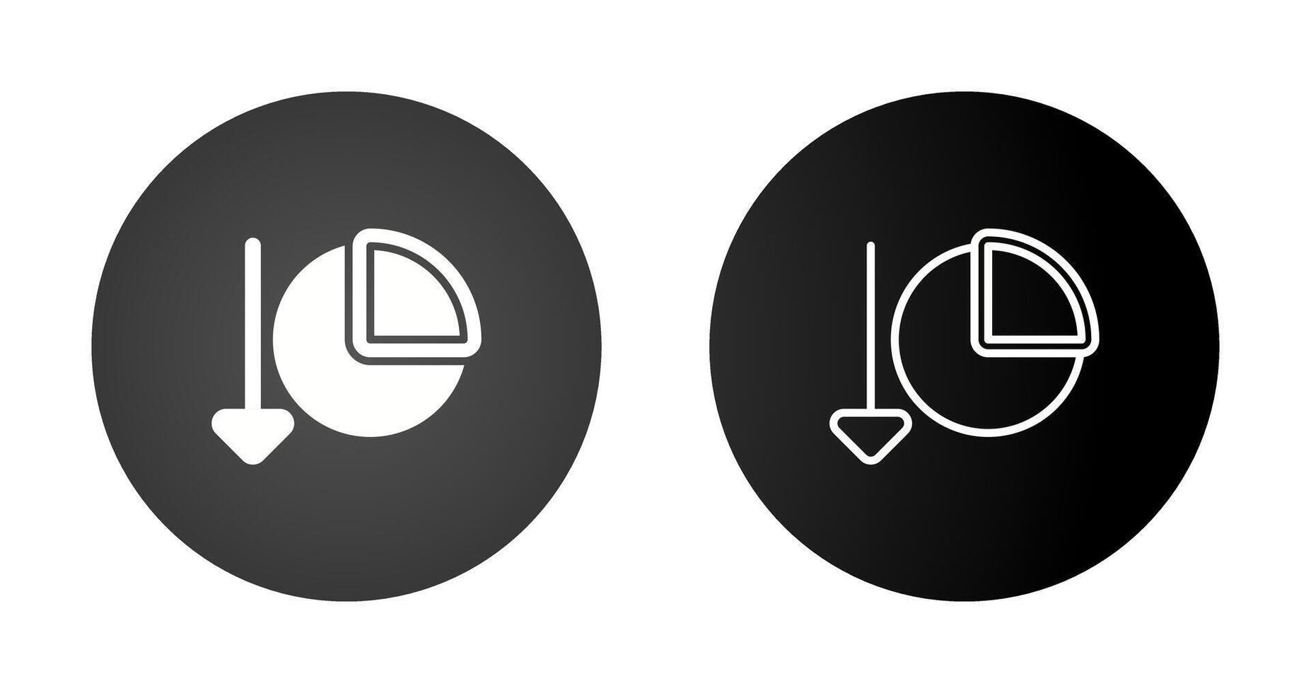 Chart Decreasing Vector Icon