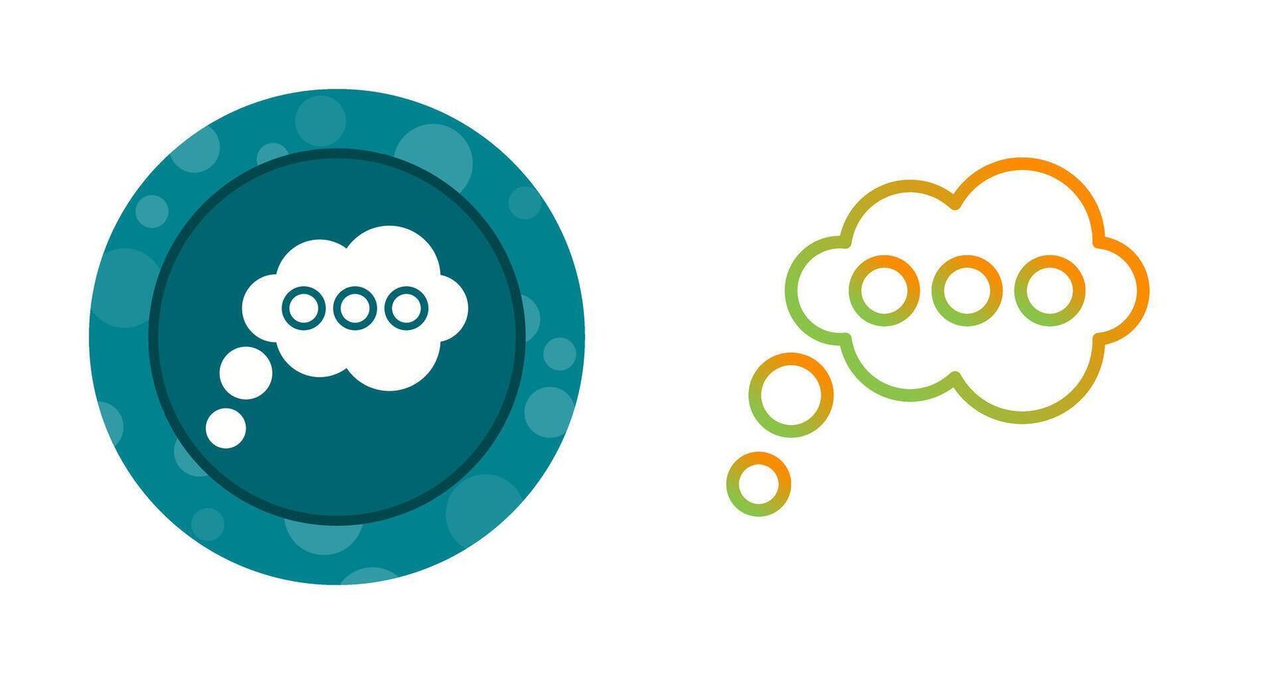 Thinking Vector Icon